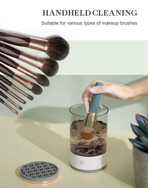 3-in-1 Automatic Makeup Brush Cleaner